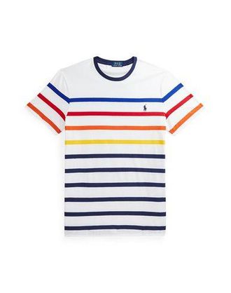 Ralph Lauren CUSTOM SLIM FIT STRIPED CREWNECK T-SHIRT