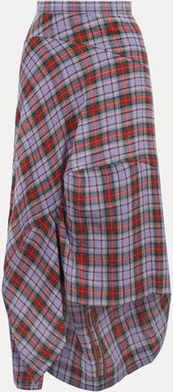 Vivienne Westwood Aeroplane Skirt Louth Tartan 46 Women