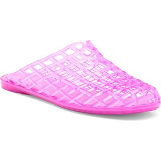 Jeffrey Campbell Sea Glass Jelly Mule in Berry at Nordstrom Rack, Size 9