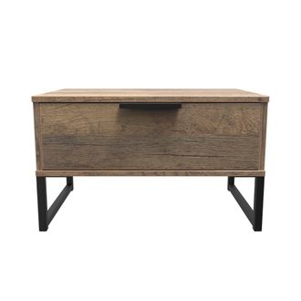 Welcome Furniture Havana Ready Assembled Side Table with 1 Drawer - Vintage Oak - Welcome Furniture | TJ Hughes