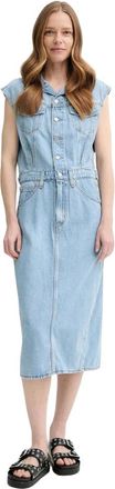 Levi's Denim Shirt Dress - Dames - Shirt Kleedjes - Blauw - S - Denim - Kleedjes