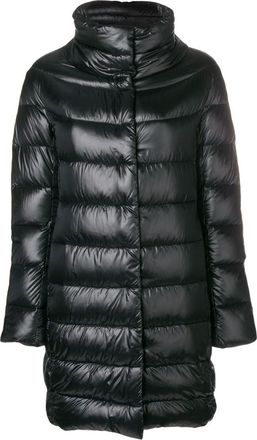Herno Black Dora midi down jacket
