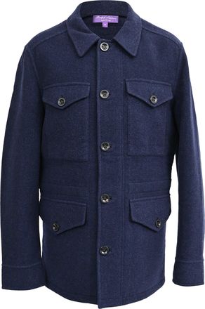 Ralph Lauren Purple Label Mapleton Jacket in Navy Blue Merino Wool