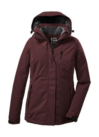 Killtec Outdoorjacke KILLTEC KOW 140 WMN JCKT, Damen, Gr. 38, rot (dunkelrot), Obermaterial: 100% Polyester;Futter: 100% Polyester;F&uuml;llung: 100% Polyester, Ja
