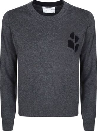 Isabel Marant Lanta-Gz Cropped Knit Sweater