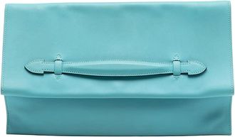 Herm&egrave;s Pre-owned Hermes Evercolor Pliplat Clutch CHA6I3FBL4PY4P21