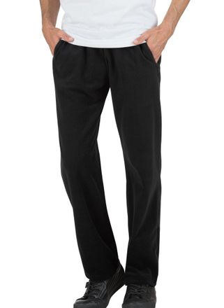 Trigema Jerseyhose TRIGEMA TRIGEMA Fleece Freizeithose, Herren, Gr. XXL, US-Gr&ouml;ssen, schwarz, 100% Polyester, Hosen Jerseyhose
