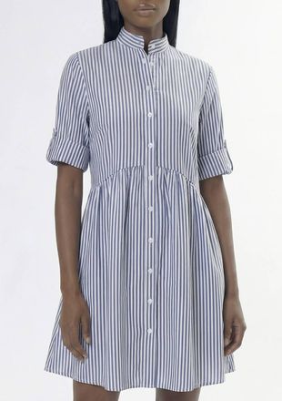Area Stars Womens Vanya Dress In Navy/light Blue Stripe