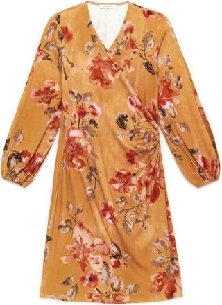 Maliparmi Frosted Blossom Jurk - Dames - Zomerkleedjes - Veelkleurig - L - Leer - Kleedjes