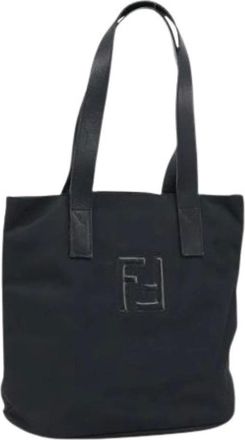 Fendi Pre-owned Tote Bags, female, Black, Size: ONE SIZE Pre-owned Vintage Tote Bag