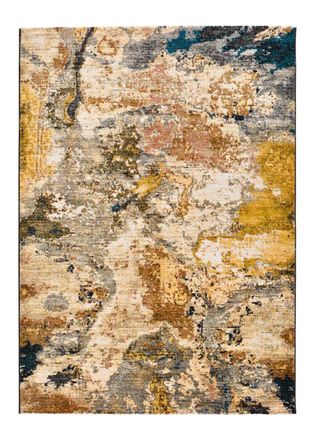 Atticgo Alfombra abstracta beige/multicolor 200x290 cm