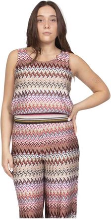 Missoni Dames, Tops, Veelkleurig, Maat: M Viscose