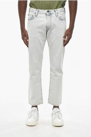 Off-white Light Washed SINGLE ARROW Slim Fit Denims 17cm size 30