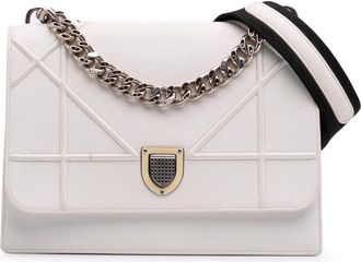 Dior Pre-owned Dior Large Grained Calfskin Diorama Satchel 09-BO-0176