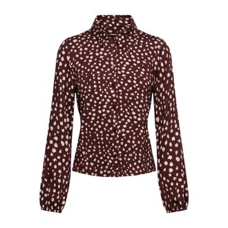 &Co Woman Anja Bambi Blouse - Dames - Blouses & Shirts - Rood - Maat: XS Viscose