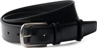Prada brushed-leather belt - men - Leather - 110 - Black