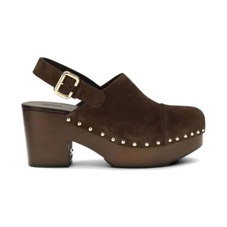 Chlo&eacute; Flat Sandalen - Dames - Pumps - Bruin - 40 EU - Schoenen
