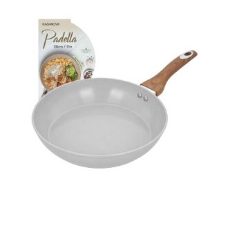 KASANOVA Padella 28 cm antiaderente ceramico New Ceramic grigio