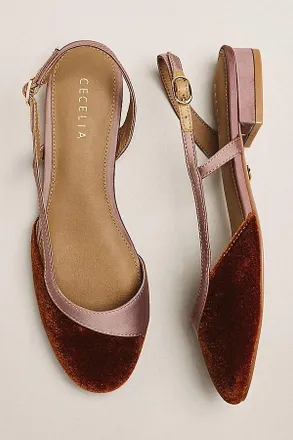 Cecelia New York Heidi Slingback Flats