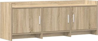 vidaXL Mueble De Tv 130 X 33 X 47 Cm Roble Sonoma Madera De Ingenier&iacute;a Vidaxl