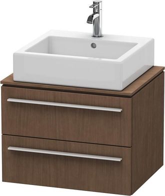 Duravit Mueble De Ba&ntilde;o Duravit X-large Para Consola 6510, 2 Cajones, 600 Mm, Color (frente/cuerpo): Chapa De Madera Aut&eacute;ntica De Nogal Americano - Xl651001313
