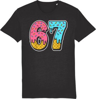 Generic 67 Meme V3 Halloween Costume 6 7 Funny Men Women T-Shirt Black
