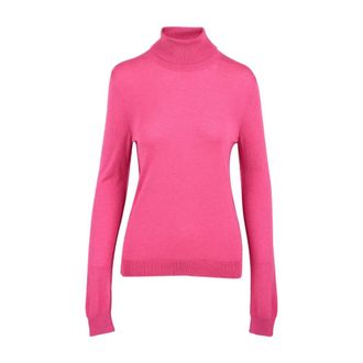 Akep Turtleneck Trui - Dames - Coltruien - Roze - S - Wol - Truien & Vesten