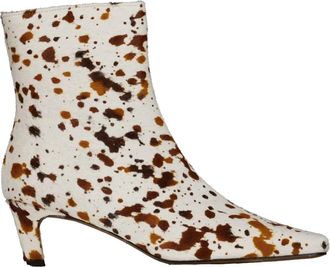 Toral Shoes Cr&egrave;me Enkellaarzen - Dames - Laarzen met Hak - Veelkleurig - 42 EU - Schoenen