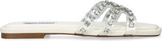 Steve Madden Womens Loretto White Sandals - Multicolour - Size UK 8