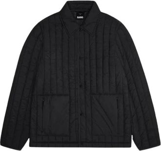 Rains Banja Liner Overshirt - Dames - Zomerjassen - Zwart - S - Nylon - Jassen