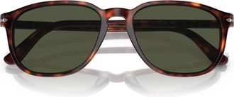 Persol 0po3019s Rounded Rectangular Tortoiseshell Acetate Sunglasses