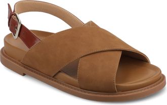 Journee Collection Women & apos;s Marinna Flat Sandals