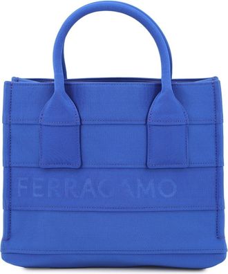 Ferragamo Fabric Handbag (Pre-Owned)