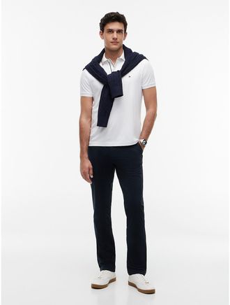 Tommy Hilfiger Mens TH Performance Straight Fit Pant - Navy Blue - 30W x 32L