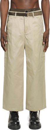 sacai Cotton Chino x Nylon Twill Cargo Pants