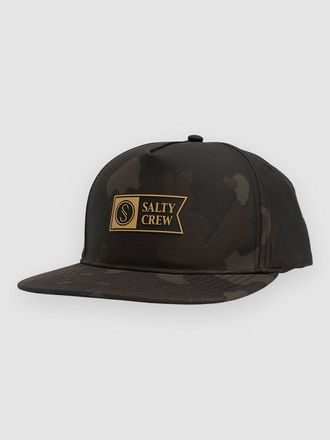 Salty Crew Apex Snapback Gorra marr&oacute;n