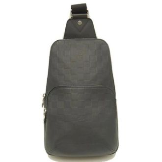 Louis Vuitton Pre-owned Damier Infini Sling Bag - Heren - Pre-owned - Zwart - Maat: ONE Size Leer