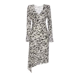 Patrizia Pepe Korte Jurk - Dames - Korte kleedjes - Zwart - M - Polyester - Kleedjes