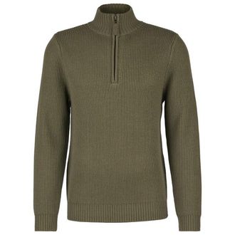 Stoic Heavy MerinoKnit MMXX.Rutvik Half Zip Merinopullover f&uuml;r Herren | oliv
