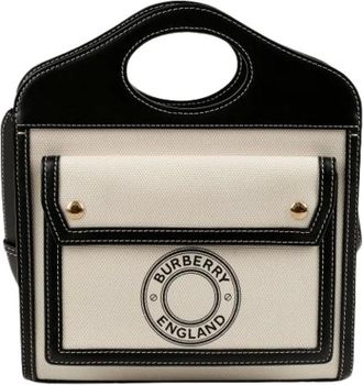 Burberry Pre-owned Mini Bags, female, Beige, Size: ONE SIZE Pre-owned Pocket Mini Tote and Shoulder Bag