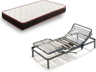 HOGAR 24 Somier Articulado + Colch&oacute;n Memory Fresh, 90x190 Cm