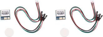OEM 2 M&oacute;dulos Gps Bn-220 Con Flash Hmc5883, Br&uacute;jula Glonass Beidou + Antena Activa, M&oacute;dulo Gps Con Antena Integrada