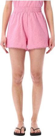 American Vintage Feoly Shorts - Dames - Bermuda - Roze - XS - Katoen - Korte Broeken