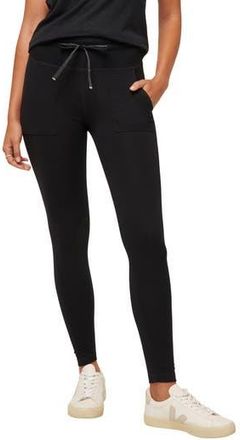 Travis Mathew Friday Ponte Pocket Leggings in Black at Nordstrom Rack, Size X-Small