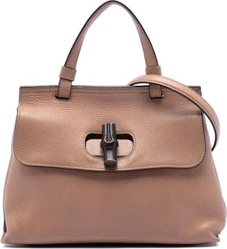 Gucci Pre-owned Gucci Small Leather Bamboo Daily Satchel Ladies VZTPB605HO7Z97MZ