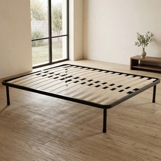 Talamo Italia Talamo Italia - Somier Pia, Somier De 14 L&aacute;minas Ortop&eacute;dico, 100% Made In Italy, Somier Doble 160x190h30 Cm, Con Embalaje Reforzado