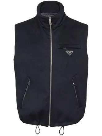 ジャケット PRADA Pastel Green Cashmere Vest 22597938_52612661_1000.jpg