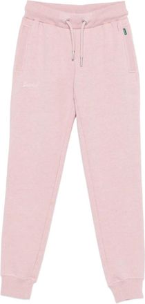 Superdry Pantaloni con coulisse - Rosa