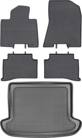 OEM Juego De Alfombrillas De Goma Para Coche Y Alfombrilla Para Maletero Para Kia Sportage Iv Suv A Partir De 2016