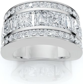 Pompeii3 5 3/4ct Bold Diamond Statement Ring 14k Gold or Platinum Lab Grown